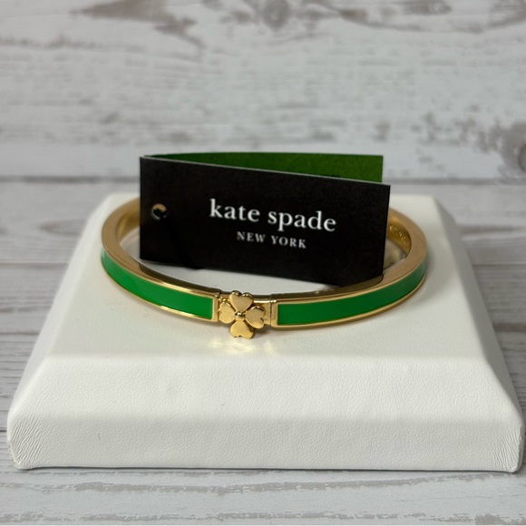 Kate Spade Flower Thin Hinged Bangle - Picture 2 of 6